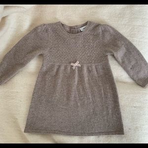 Cashmere dress for 24m old.